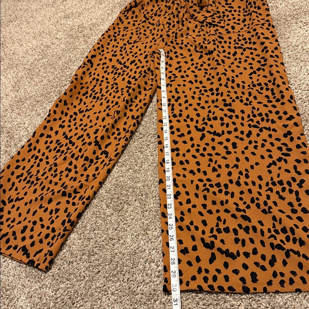 Leopard Wide Leg Pants - Picture 10 of 10